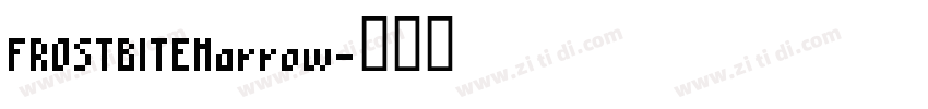 FROSTBITENarrow字体转换