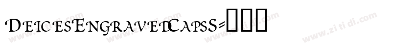 DeicesEngravedCapsS字体转换
