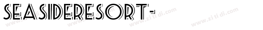 SeasideResort字体转换