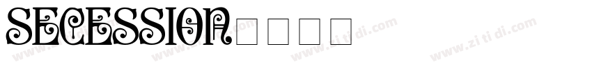 SECESSION字体转换