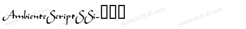 AmbienteScriptSSi字体转换
