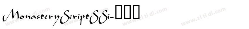 MonasteryScriptSSi字体转换