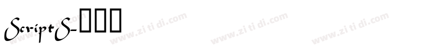 ScriptS字体转换