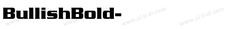 BullishBold字体转换