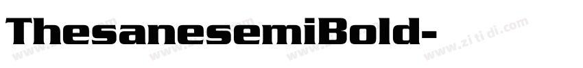 ThesanesemiBold字体转换