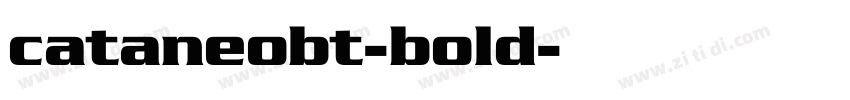 cataneobt-bold字体转换