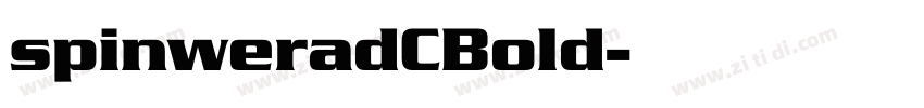 spinweradCBold字体转换