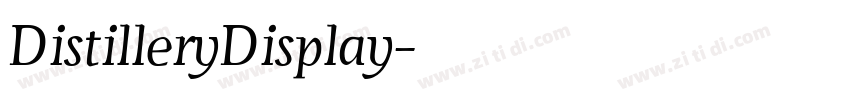 DistilleryDisplay字体转换