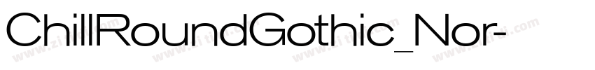 ChillRoundGothic_Nor字体转换
