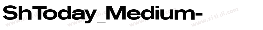 ShToday_Medium字体转换