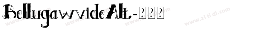 BellugawvideAlt字体转换