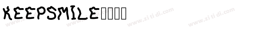 keepsmile字体转换