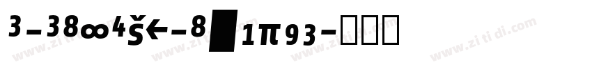 D-DINExp-Italic字体转换