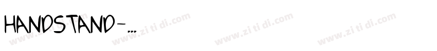 Handstand字体转换