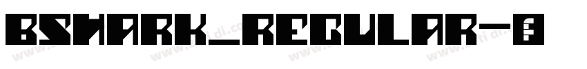 BShark_Regular字体转换