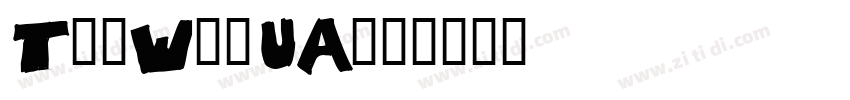 TheWayUAre字体转换