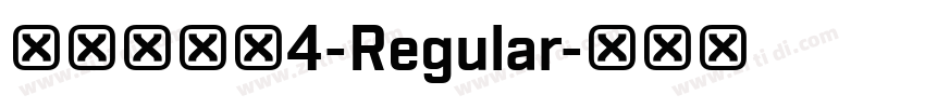 清松手寫體4-Regular字体转换