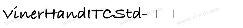 VinerHandITCStd字体转换