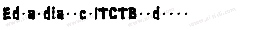 EdwardianscrITCTBold字体转换