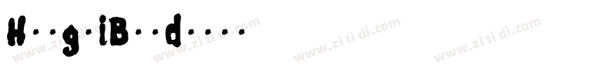 HoogliBold字体转换