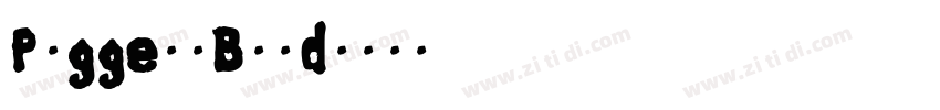 PoggersBold字体转换