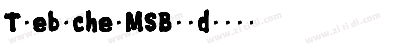 TrebuchetMSBold字体转换