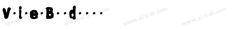 VoilesBold字体转换