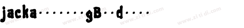 jackarmstrongBold字体转换