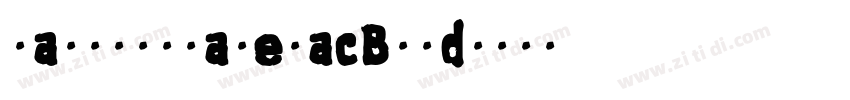 nanumsquare_acBold字体转换