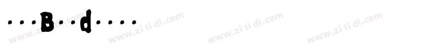 寰杞榛Bold字体转换