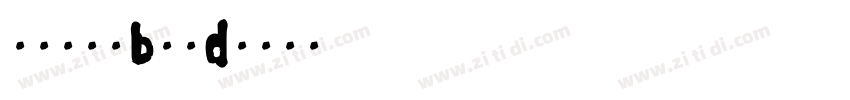 黄油溏心体bold字体转换
