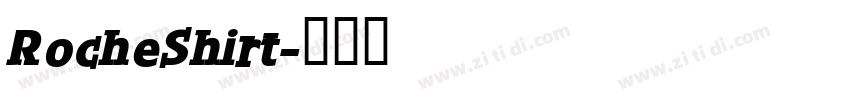 RocheShirt字体转换