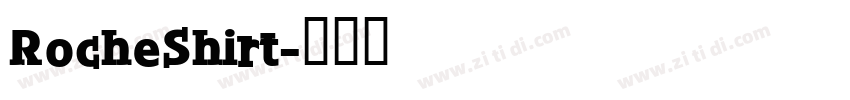 RocheShirt字体转换