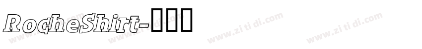 RocheShirt字体转换