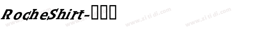 RocheShirt字体转换