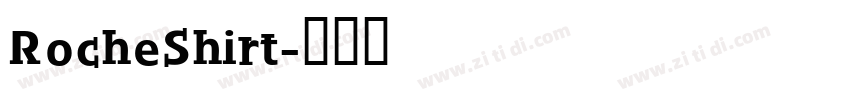RocheShirt字体转换