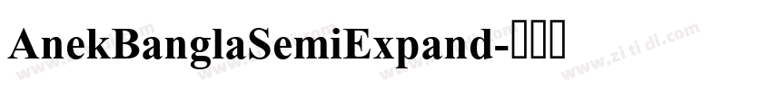 AnekBanglaSemiExpand字体转换