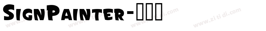 SignPainter字体转换