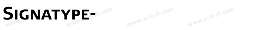 Signatype字体转换