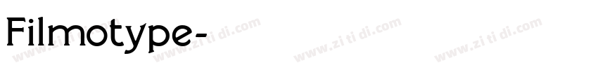 Filmotype字体转换