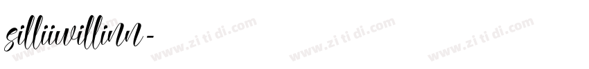silliiwillinn字体转换