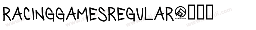 RacingGamesRegular字体转换