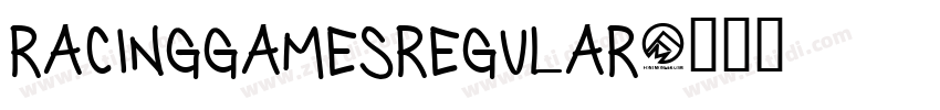 RacingGamesRegular字体转换