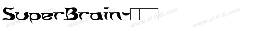 SuperBrain字体转换