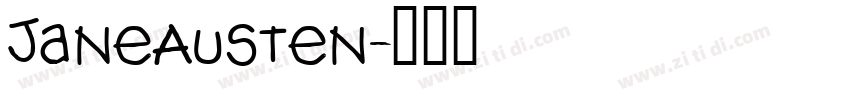 JaneAusten字体转换