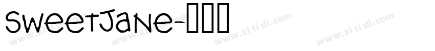SweetJane字体转换