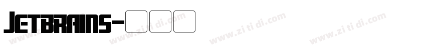 Jetbrains字体转换