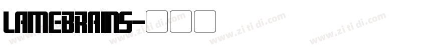 LAMEBRAINS字体转换