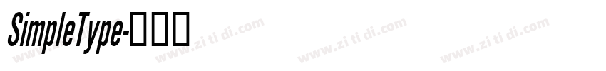 SimpleType字体转换