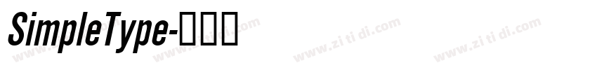 SimpleType字体转换